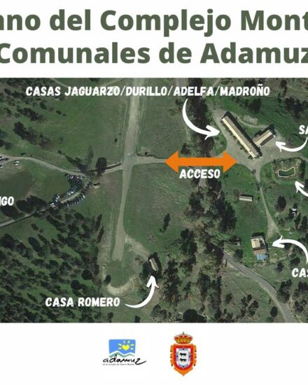 Plano de situación del Complejo Rural de los Montes Comunales de Adamuz